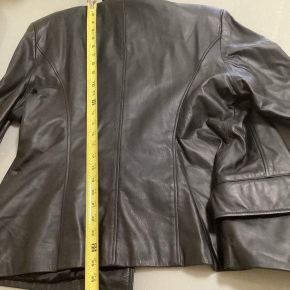 NWOT Vintage Genuine Leather Soldier/Military Jacket Lg - Picture 7 of 9